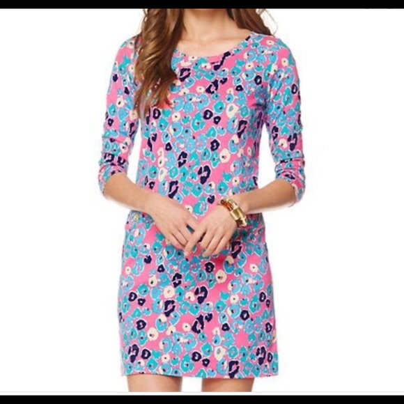 Lilly Pulitzer Dresses & Skirts - Lilly Pulitzer Corine dress Paws Off Leopard Print